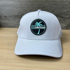 Own Boss Supply Co Hat Cap Snapback Gray Adjustable Performance